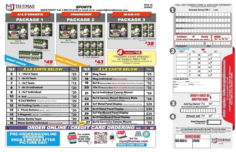 pricing for sports pics