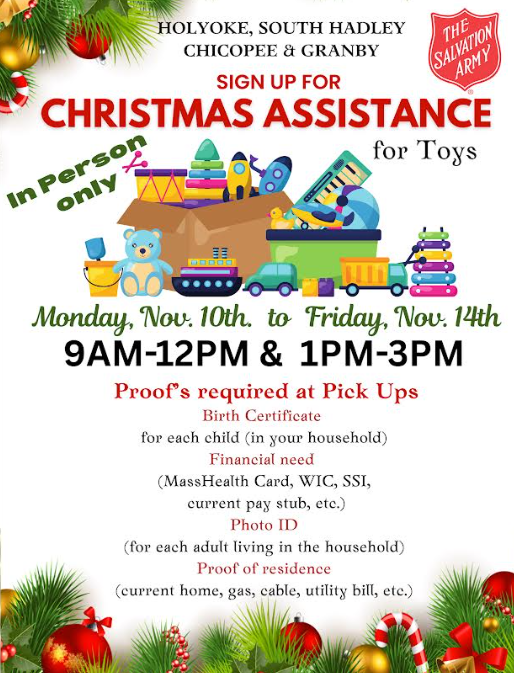 Christmas Assistance Flyer - English