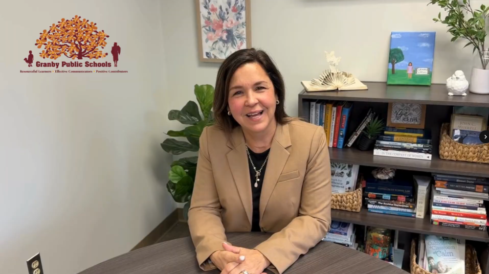 Cheri Burke, Superintendent, sharing her mid-year message to families