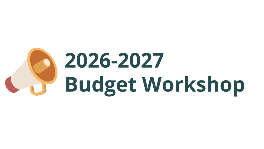FY27 Budget Workshops 