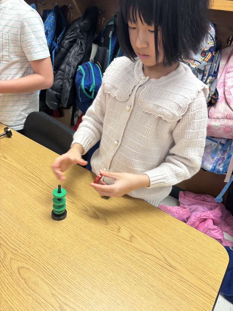 Students working in class.