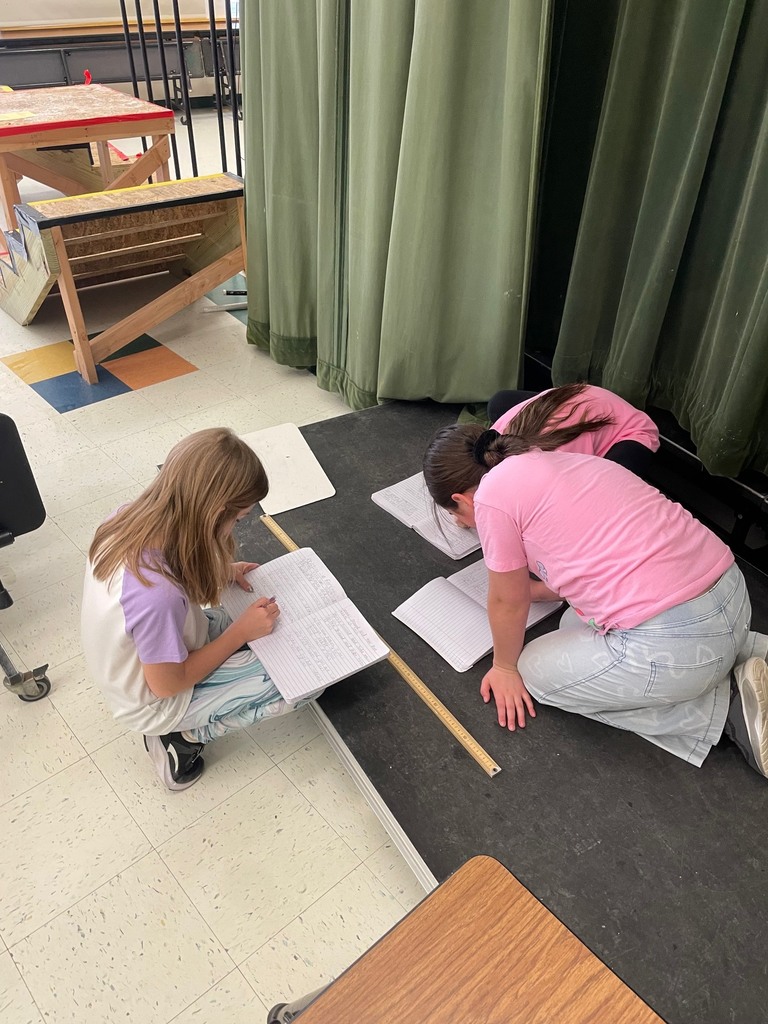 Students working in class.