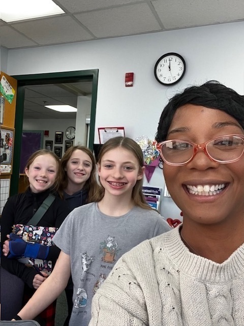Wells Road School Principal with students