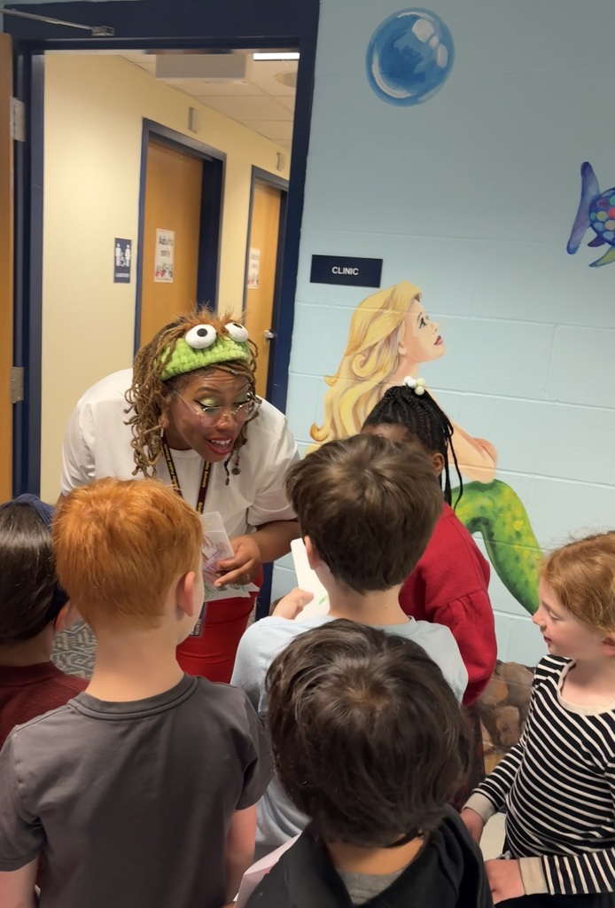 Nurse Dom talking to students