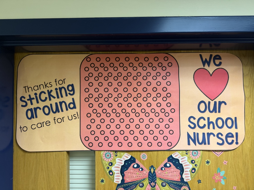 Bandaid sign on Nurse Dom's door.