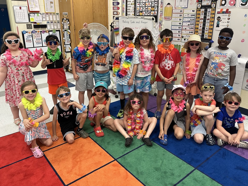 Kids with sunglasses.