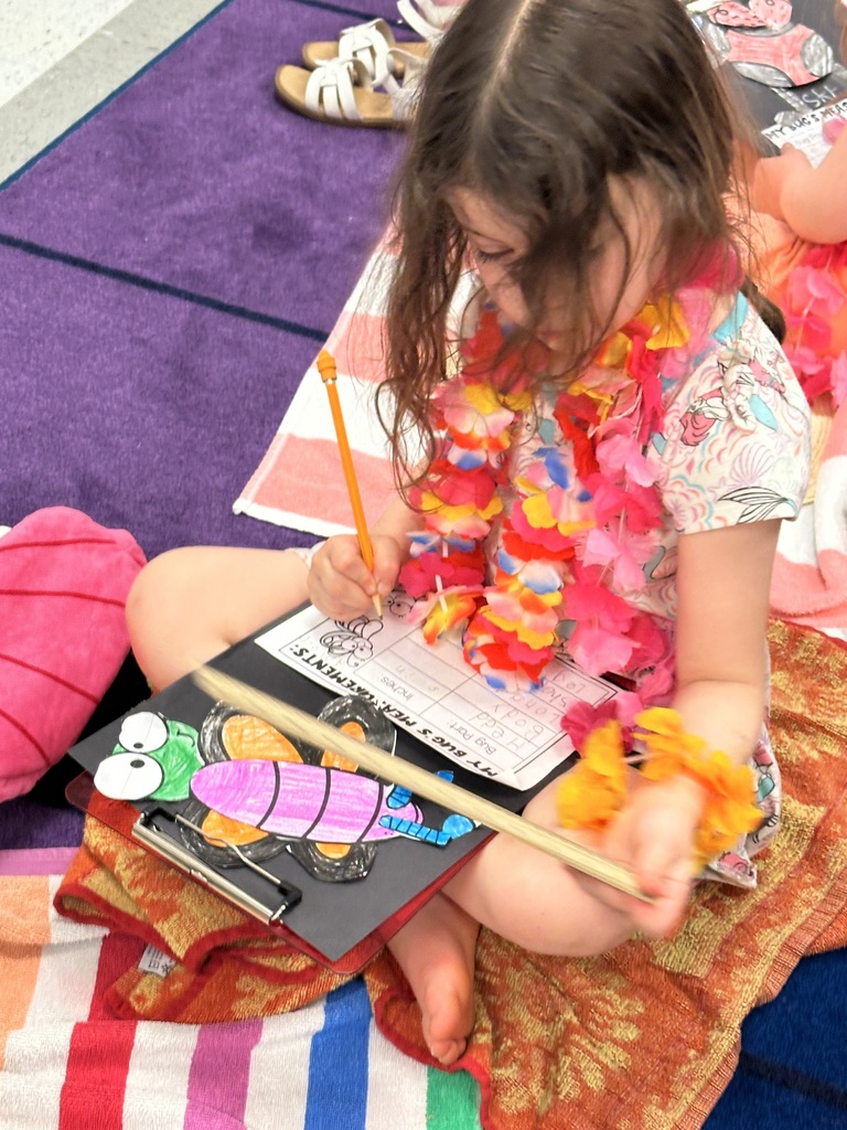 Girl measuring.