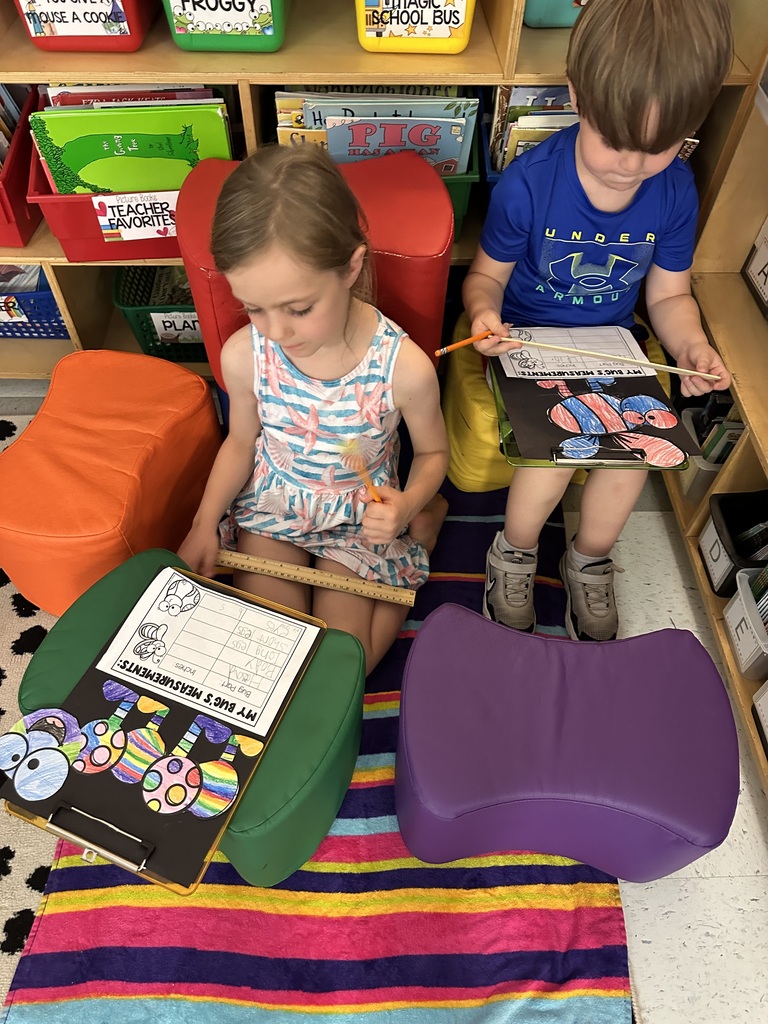 Kids writing.