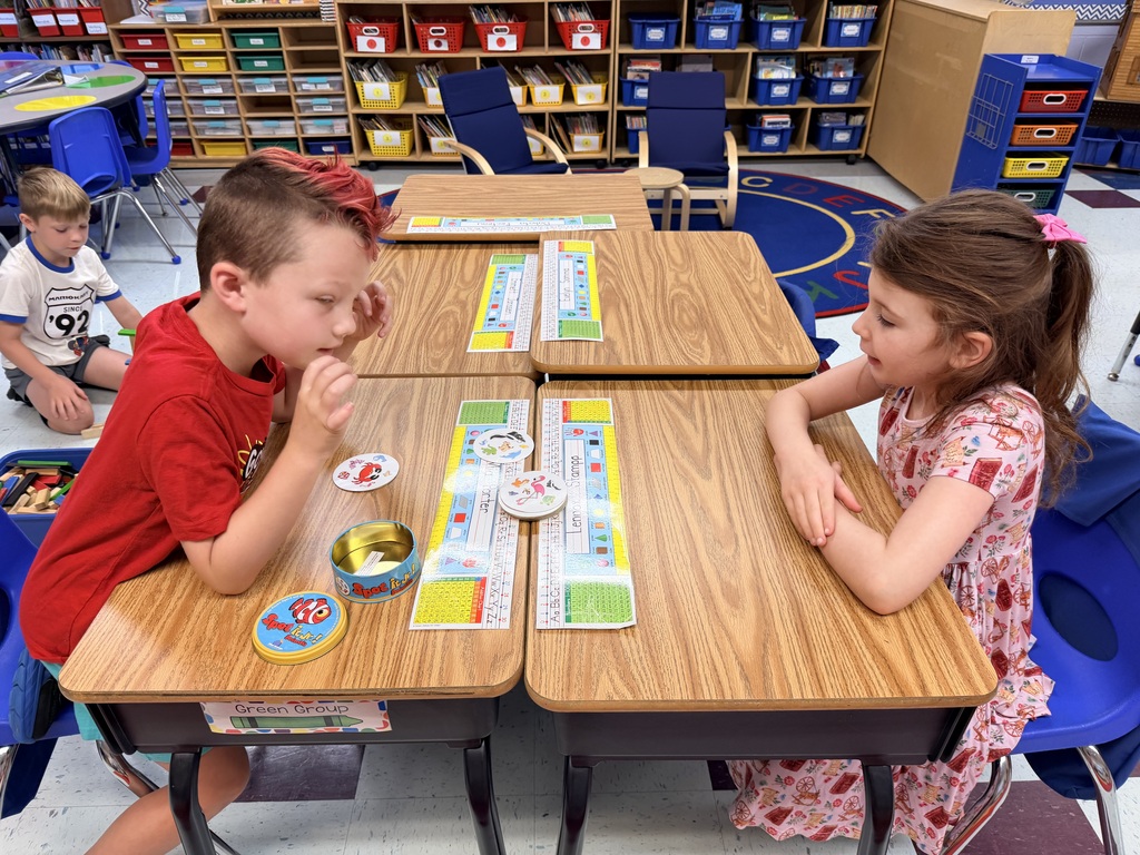 Students playing a game.