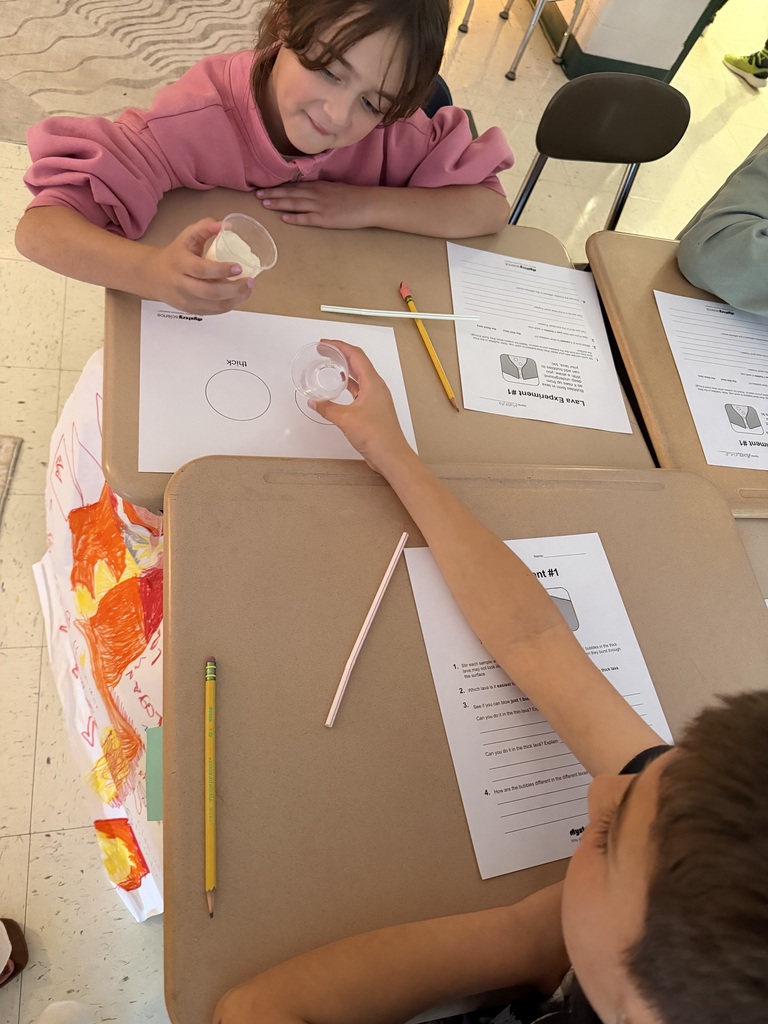 Students investigated how different types of lava can affect the shape and eruption patterns of volcanoes.