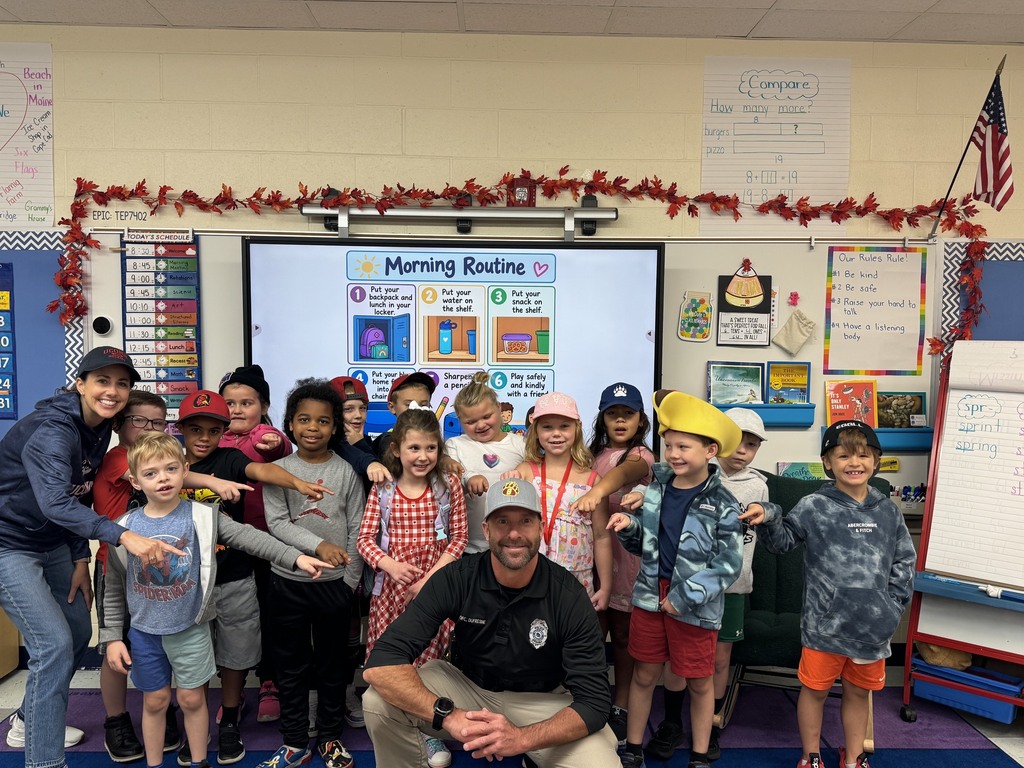 Classroom with Officer Chris