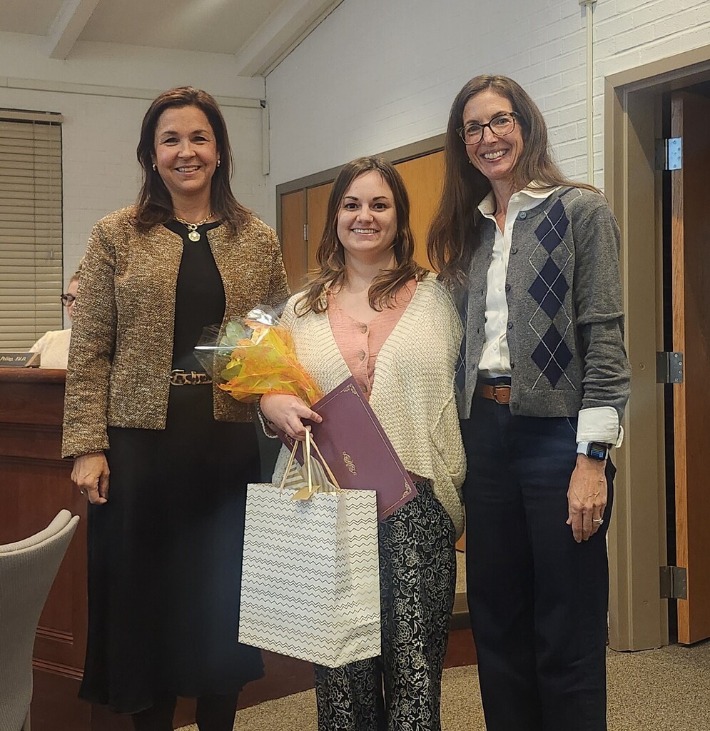 Superintendent of Schools, Bethany Grupp and BOE Chair