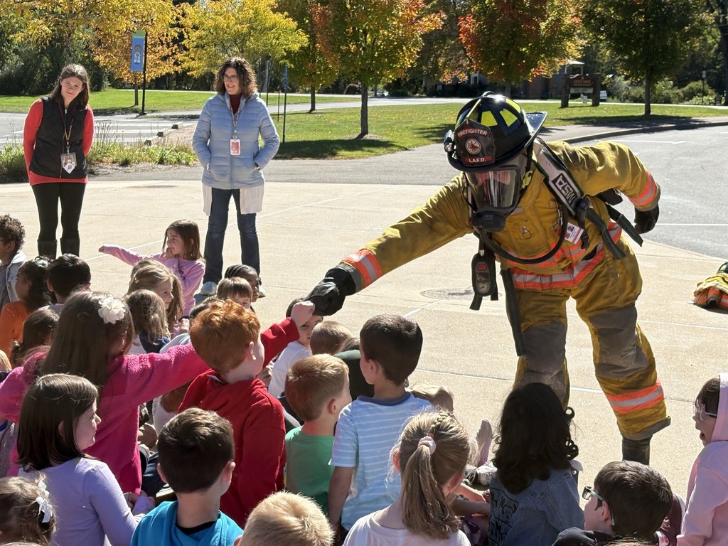 Firefighter visit.