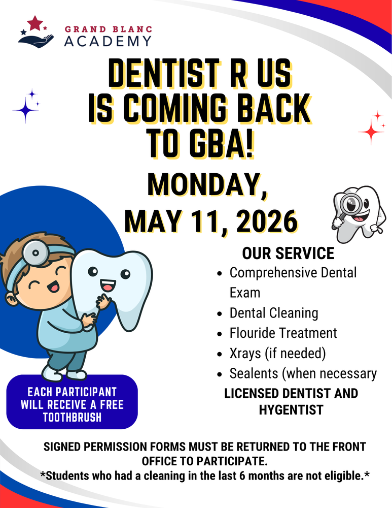 Flyer for Dental  Services