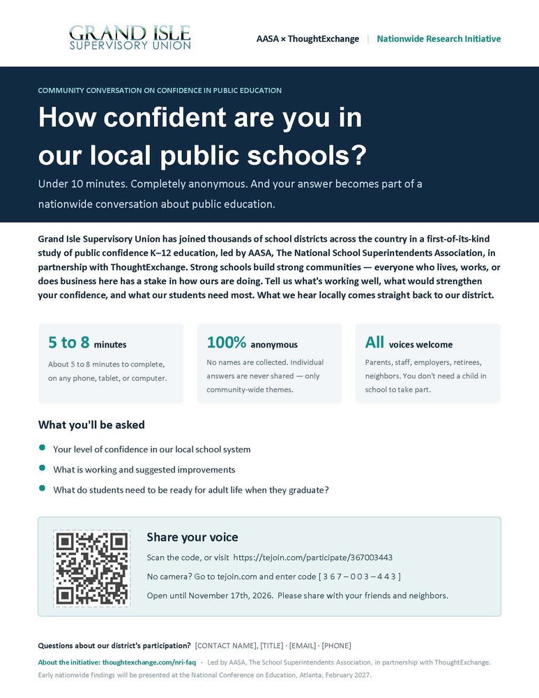 AASA Community Survey