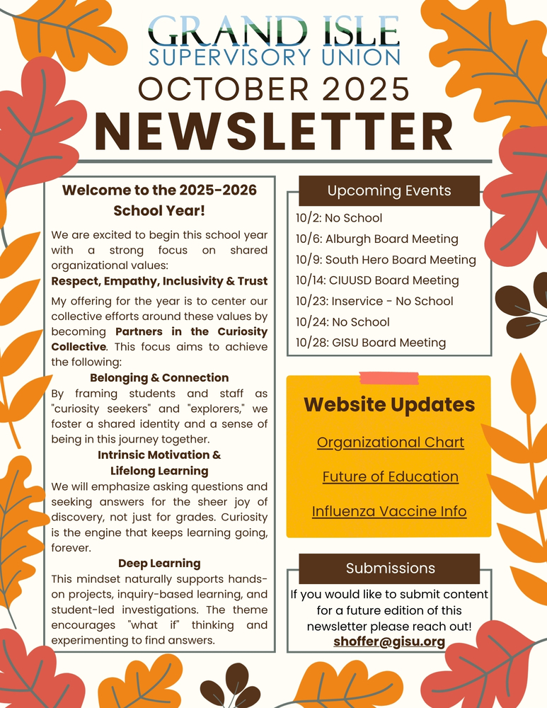 GISU Newsletter October 2025