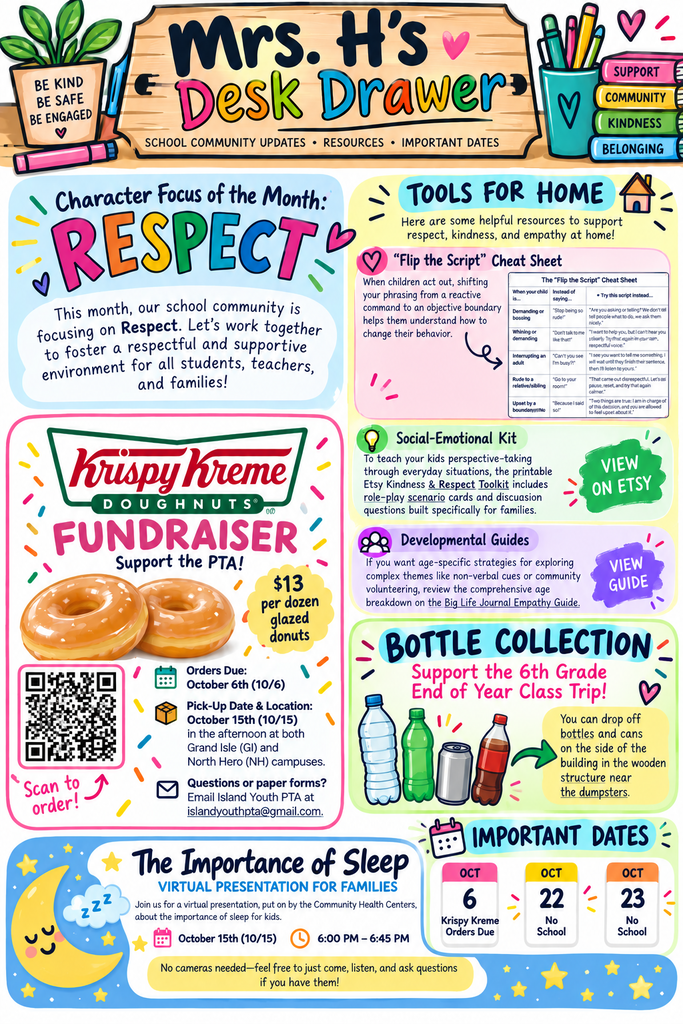 weekly newsletter flyer