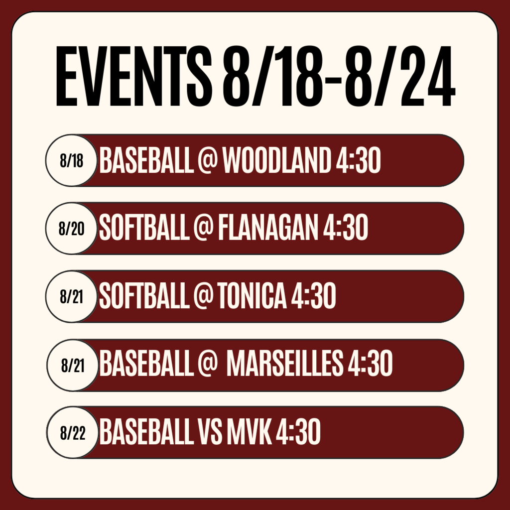 Events 8.18-8.24