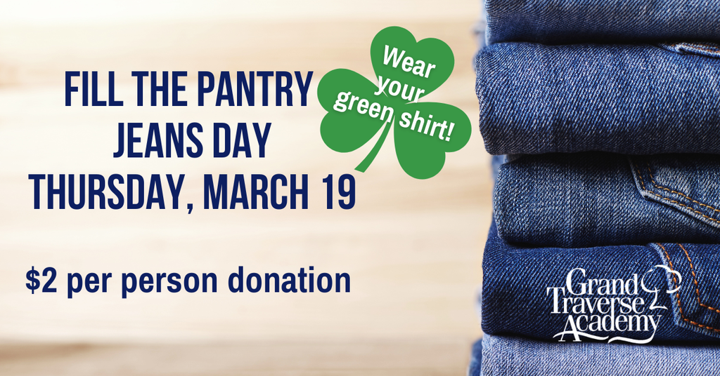 jeans and a shamrock