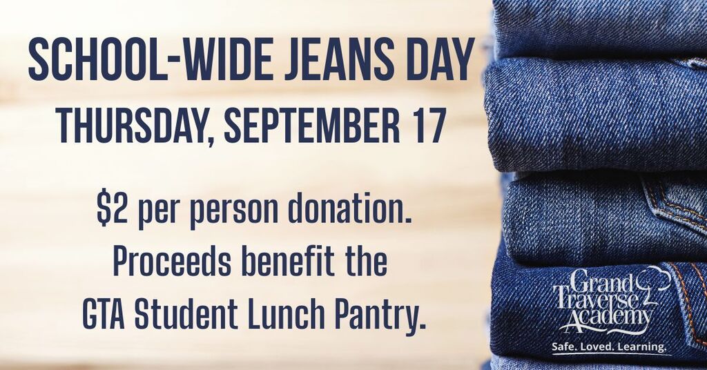 blue jeans in a stack