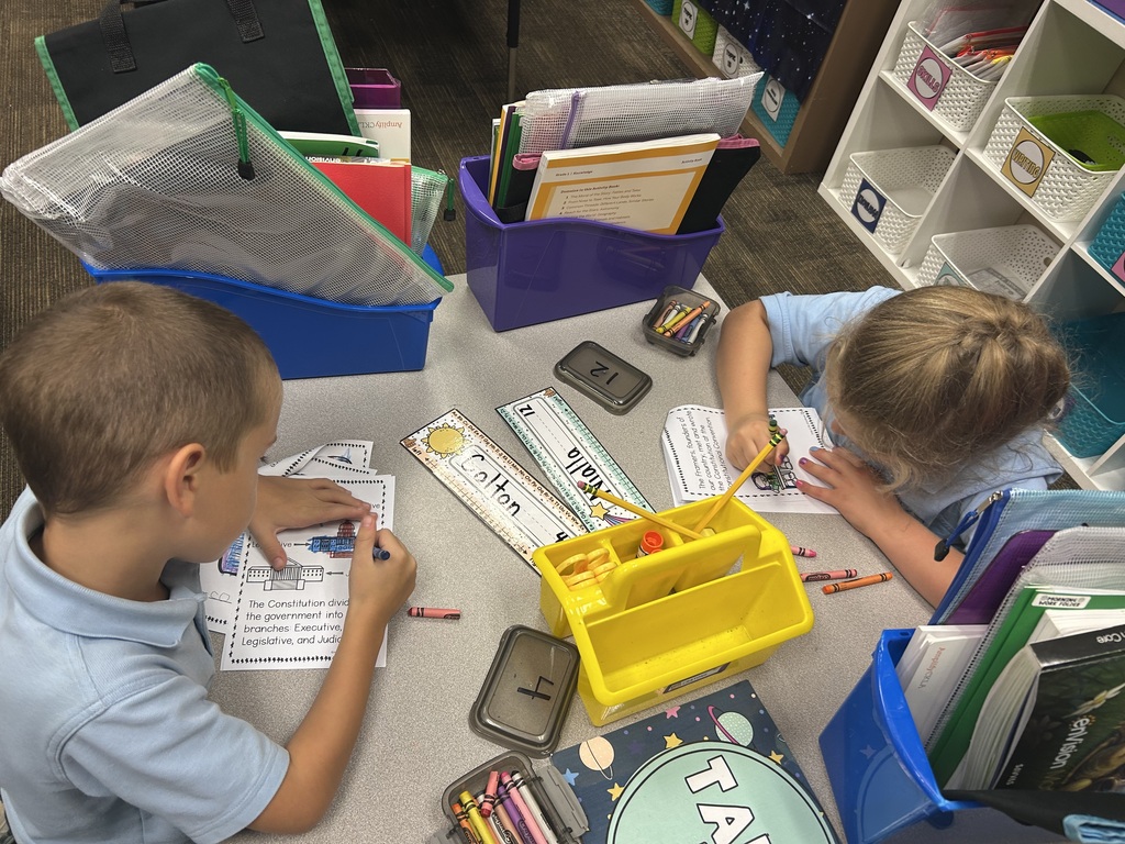 boy and girl coloring