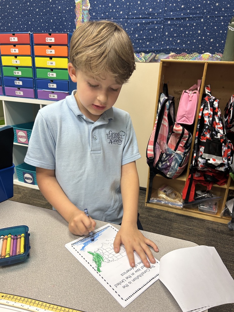 boy coloring