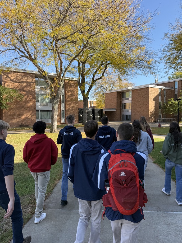 students on college campus