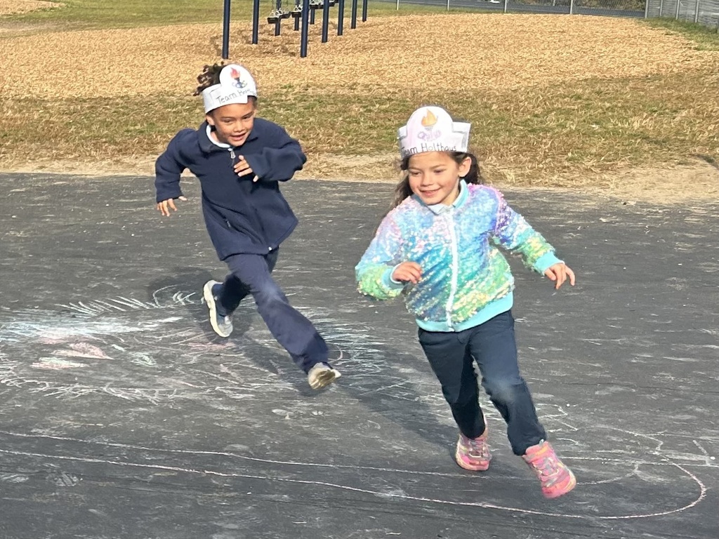 students on playground