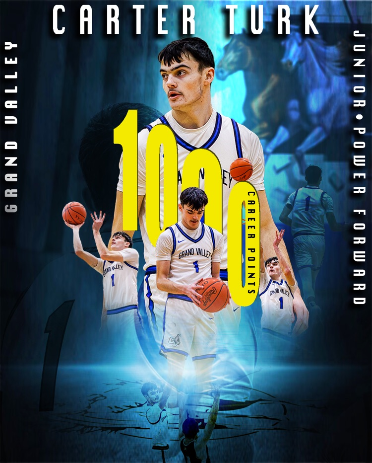 Carter Turk #1000 points! 