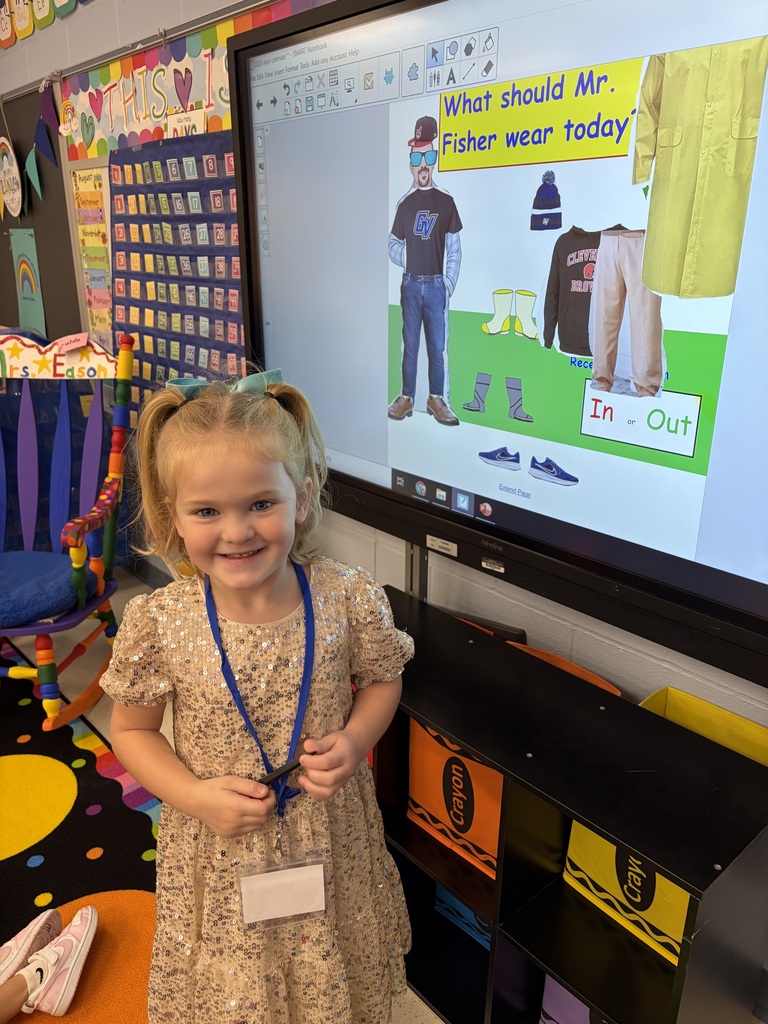 Kindergarten weather slide