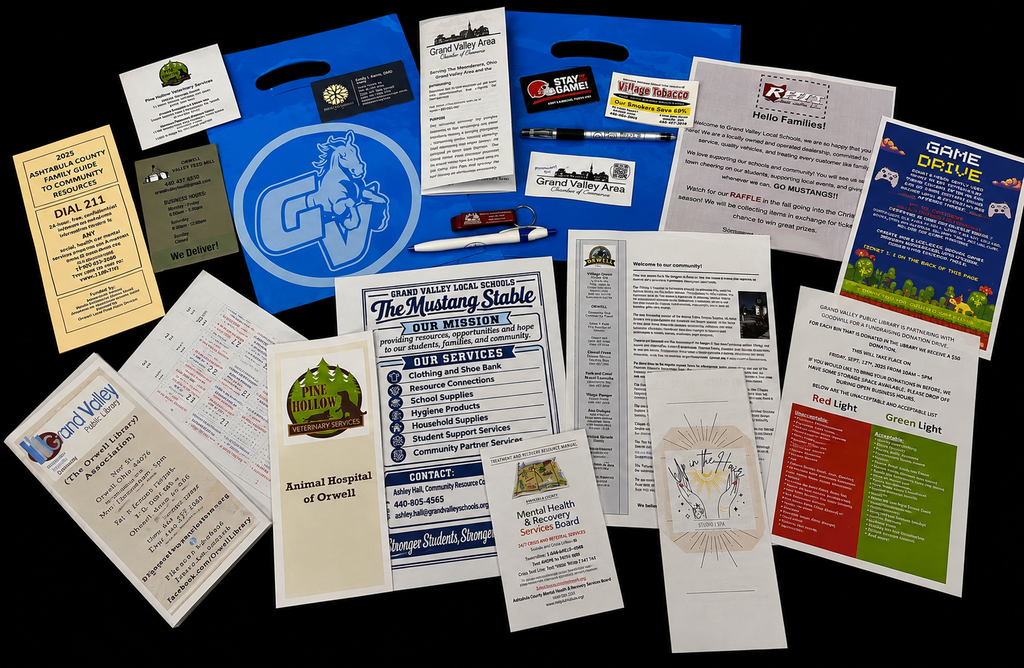 Welcome Bags contents