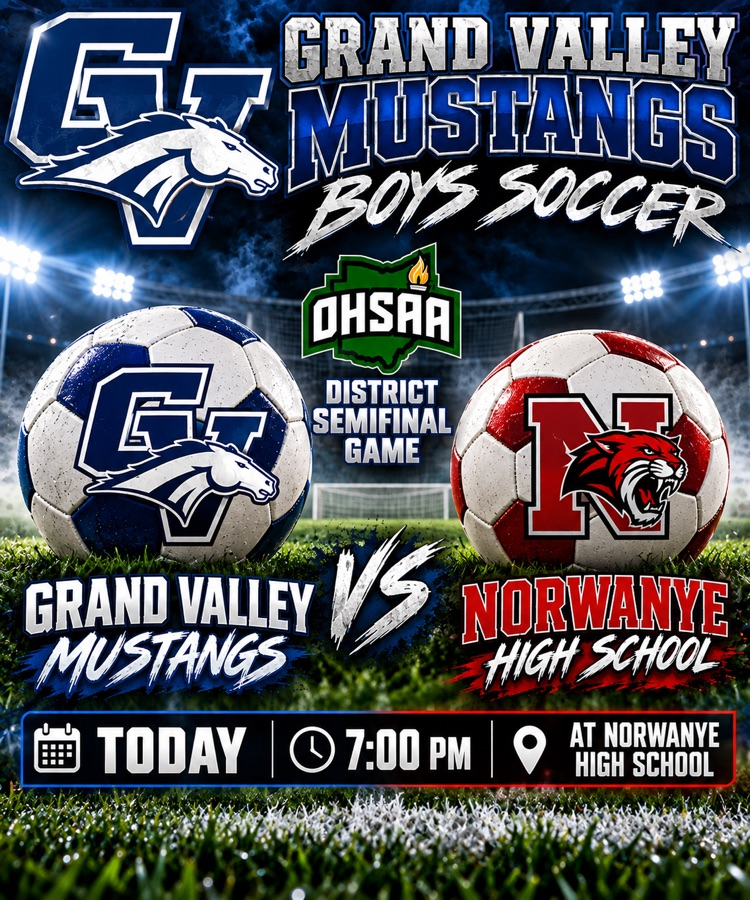 Grand Valley Boys Soccer GameDay OHSAA District Semifinals!