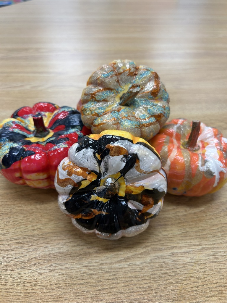 decorated pumpkins
