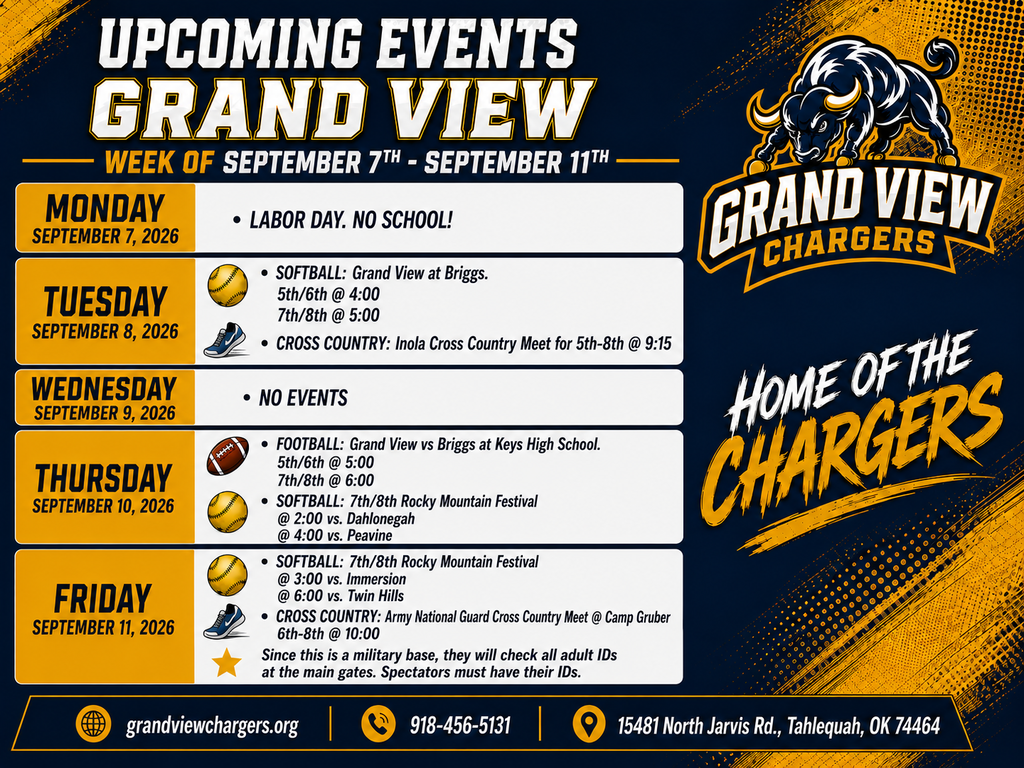 GV Upcoming Events