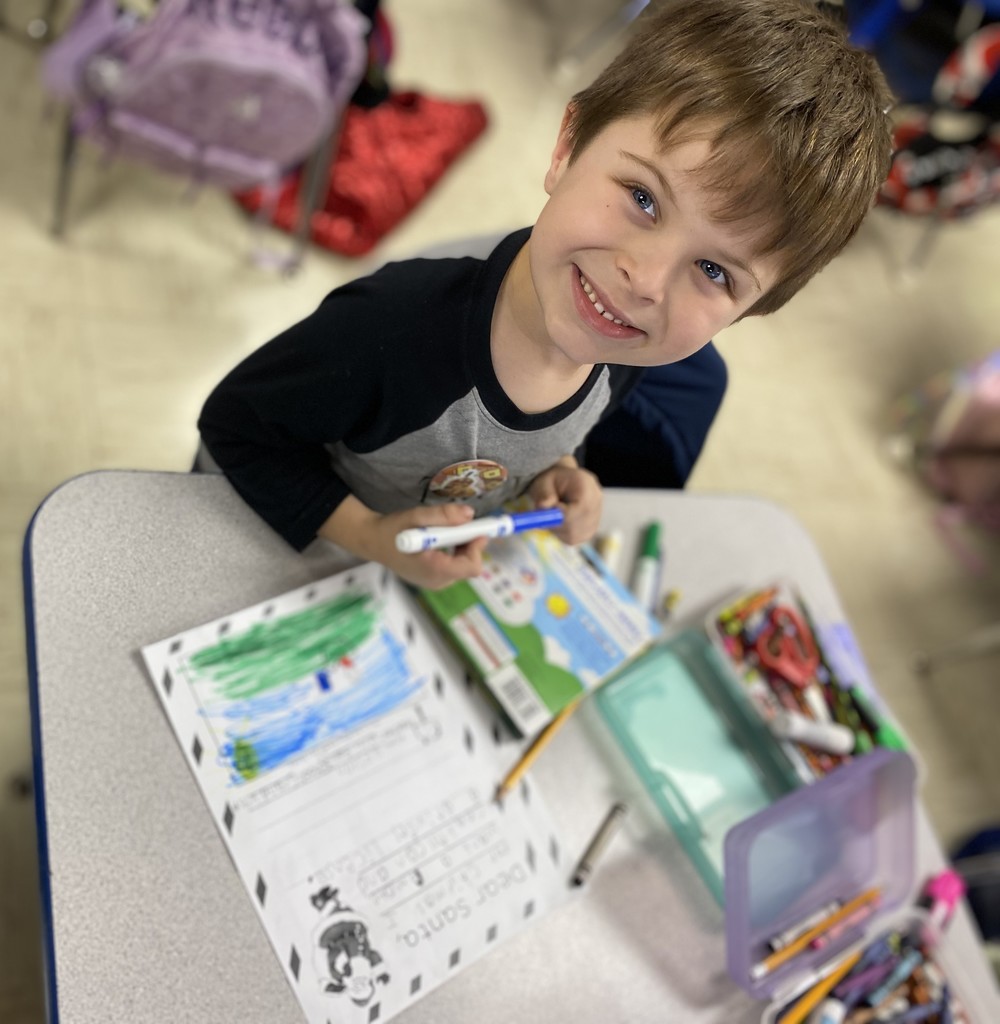 Student writes letter to Santa