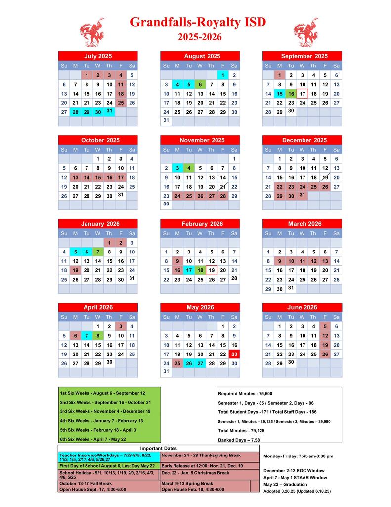 25-26 updated calendar