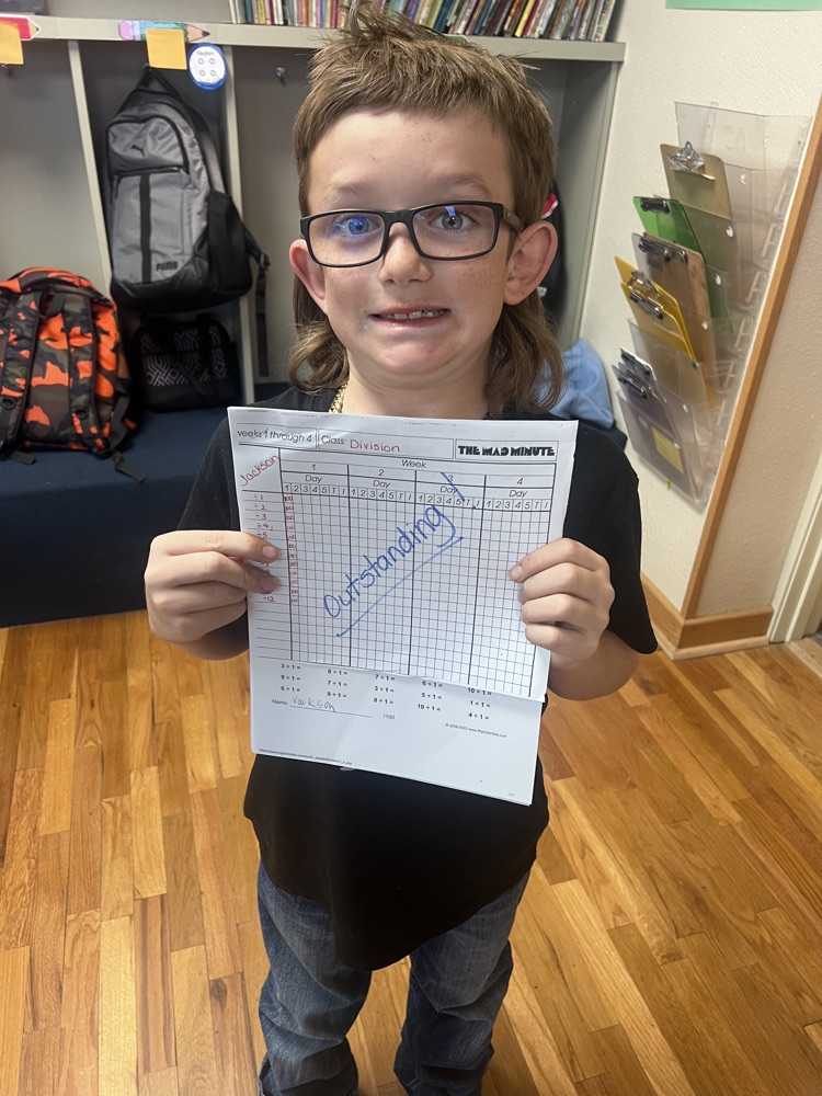 student with paper