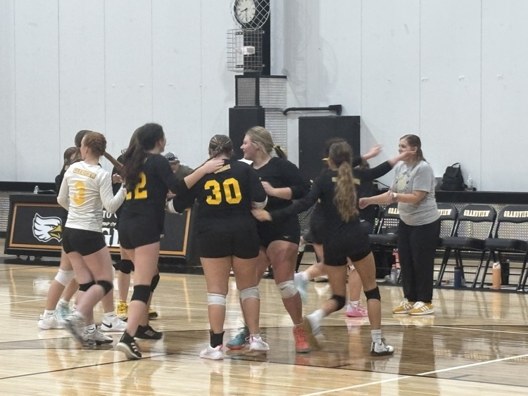 celebrating a win 