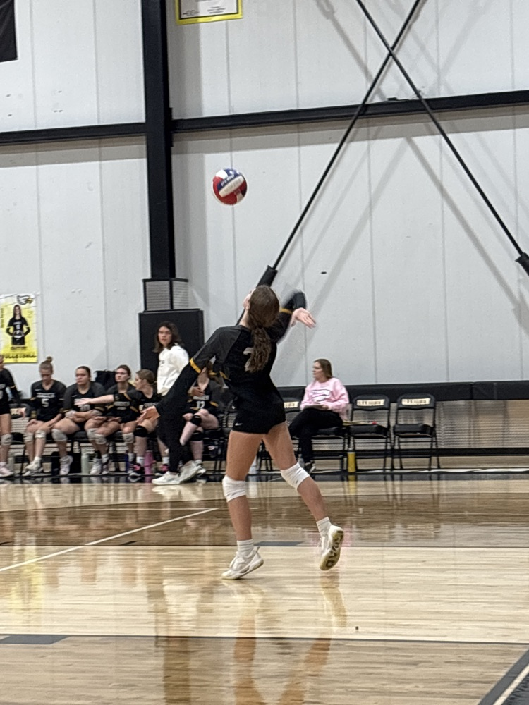 Emerson on the serve