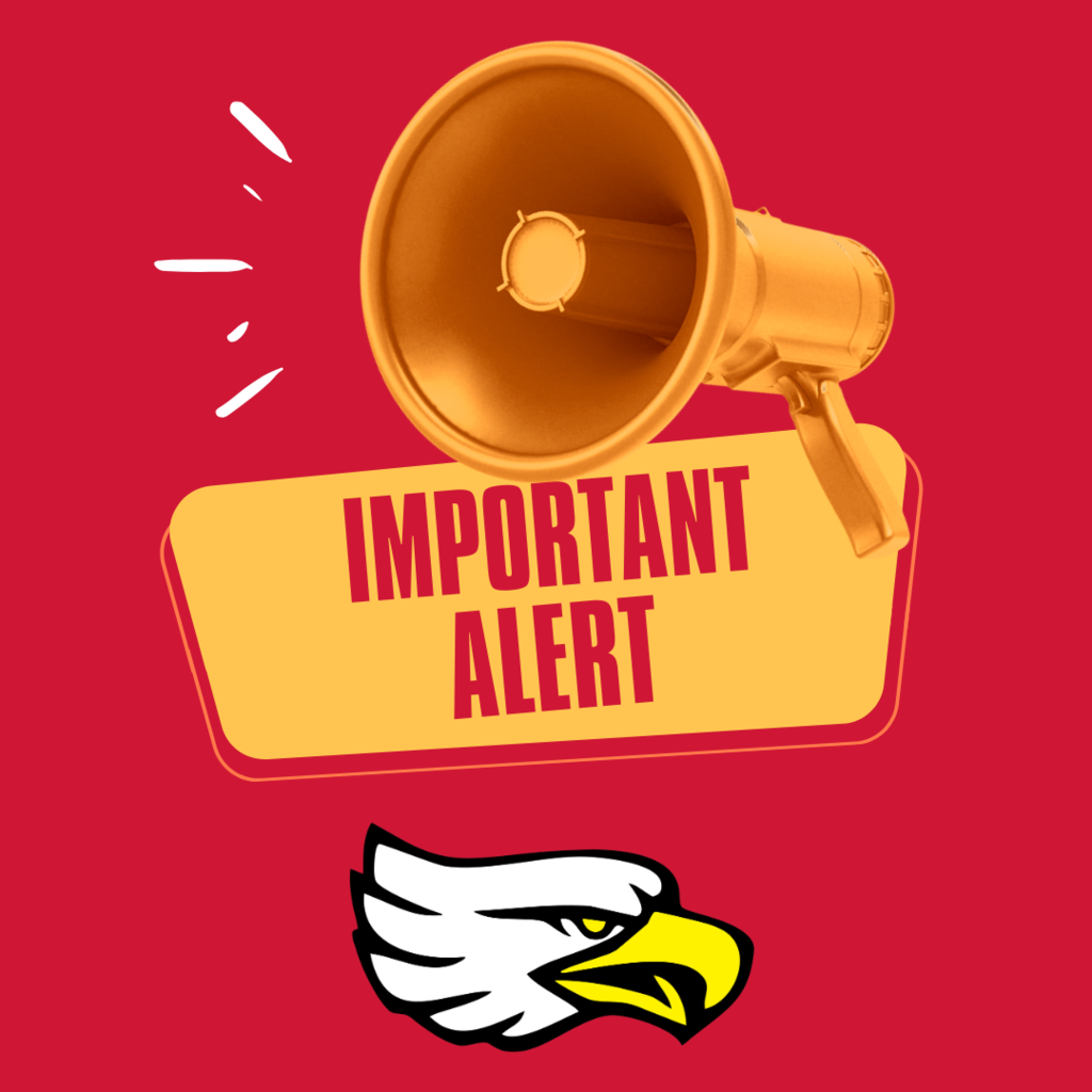 Eagle Head with Important Alert