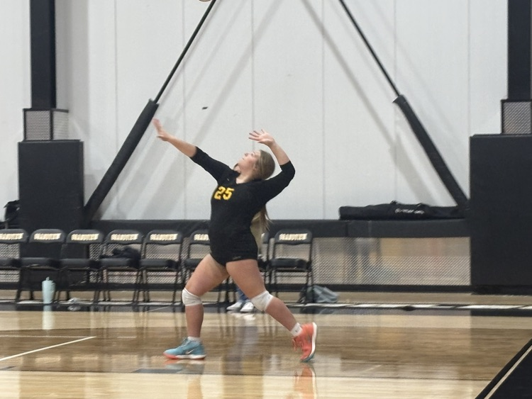 serving up a point