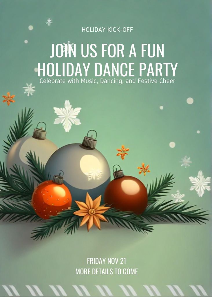 Flyer - Join Us for a Fun Holiday Dance Party