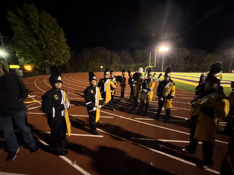 Band gets ready for their performance