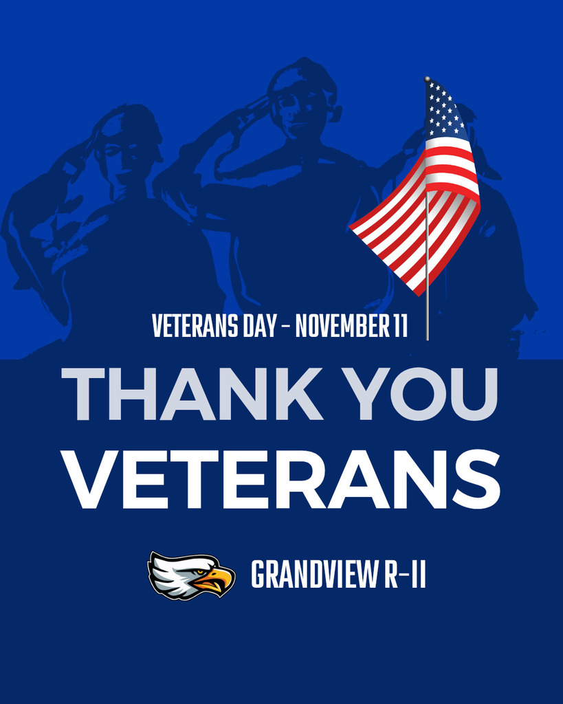 Veterans day thank you flyer