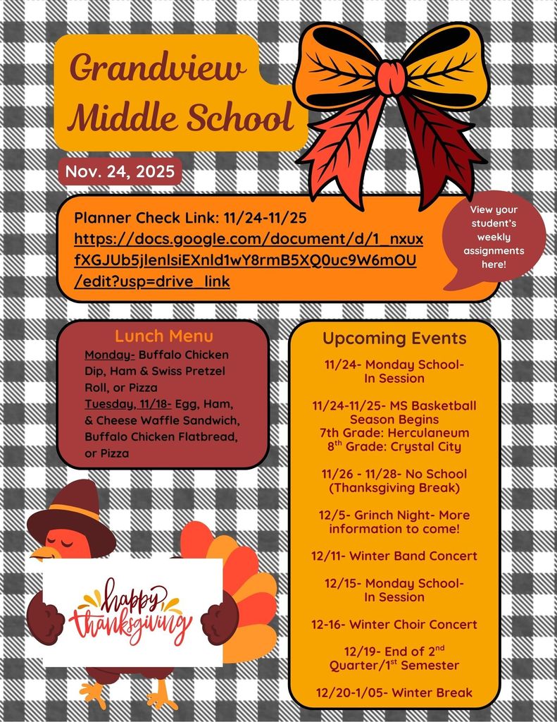 11/24 Parent Newsletter