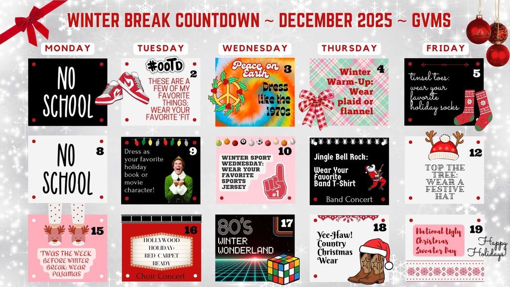 Winter Break Countdown