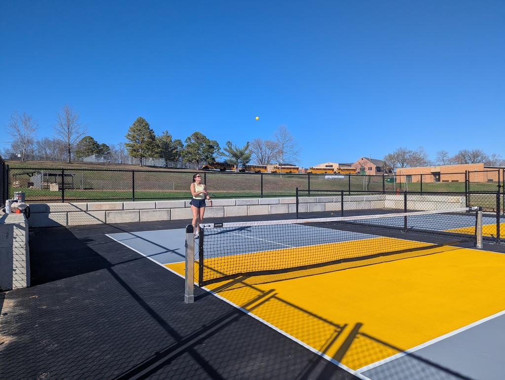 playing pickleball