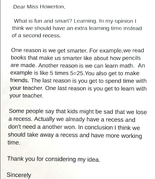 persuasive writing 10