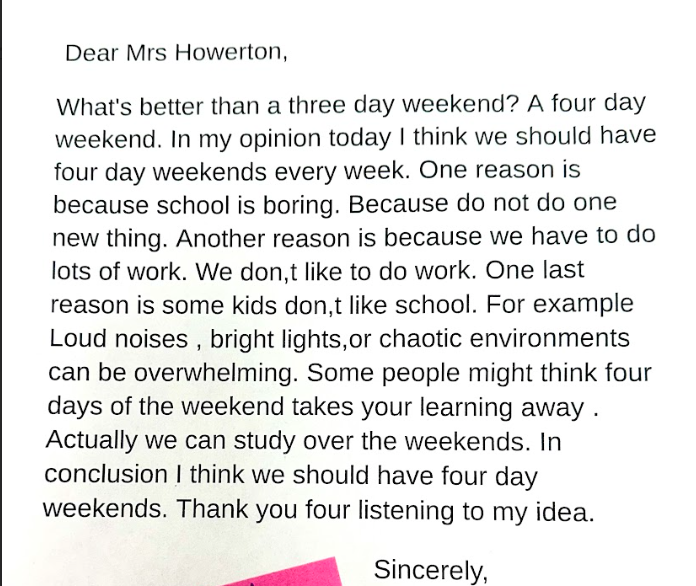 persuasive writing 8