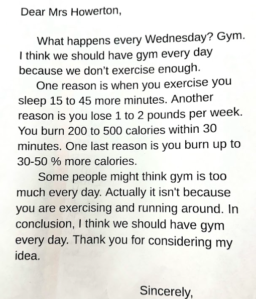 persuasive writing 9